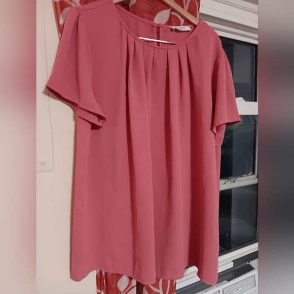 NWOT "Blush Pink" Blouse - Picture 1 of 3